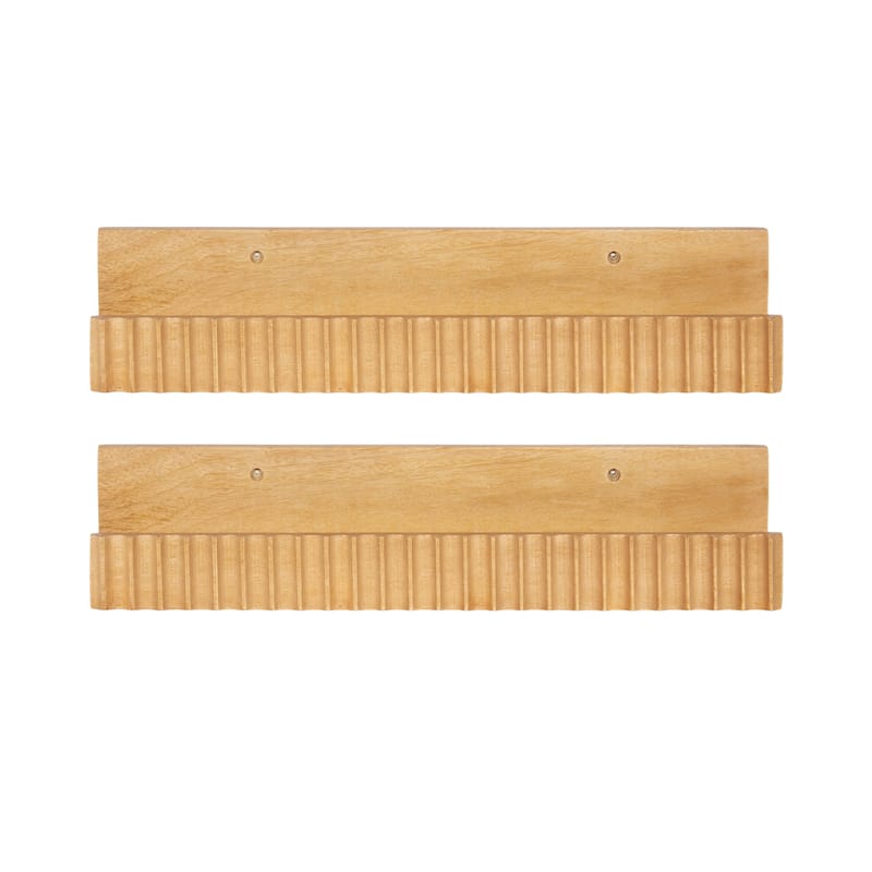 Kate and Laurel Furrow Ledge Shelf Set.