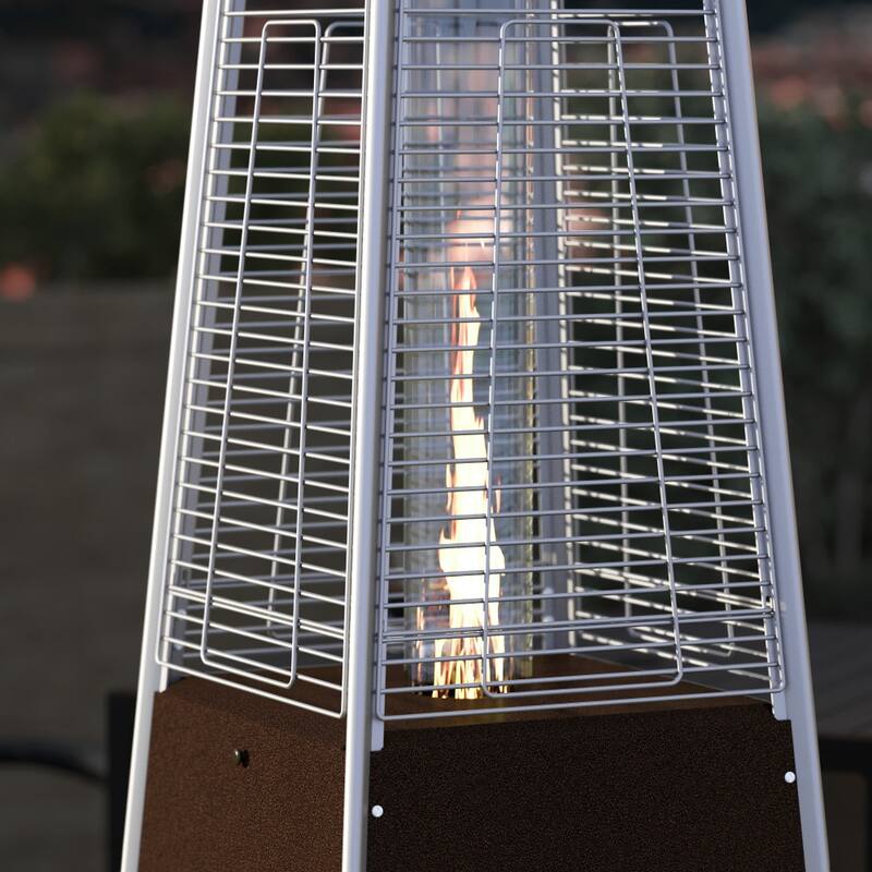 Outdoor Patio Heater - 7.5 Feet Round Steel Patio Heater - 42,000 BTU's