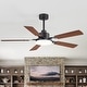 preview thumbnail 48 of 193, 42/48/52/56/60/65-IN LED Ceiling Fan with Light Kit and Remote(5/6/7/8-Blade)