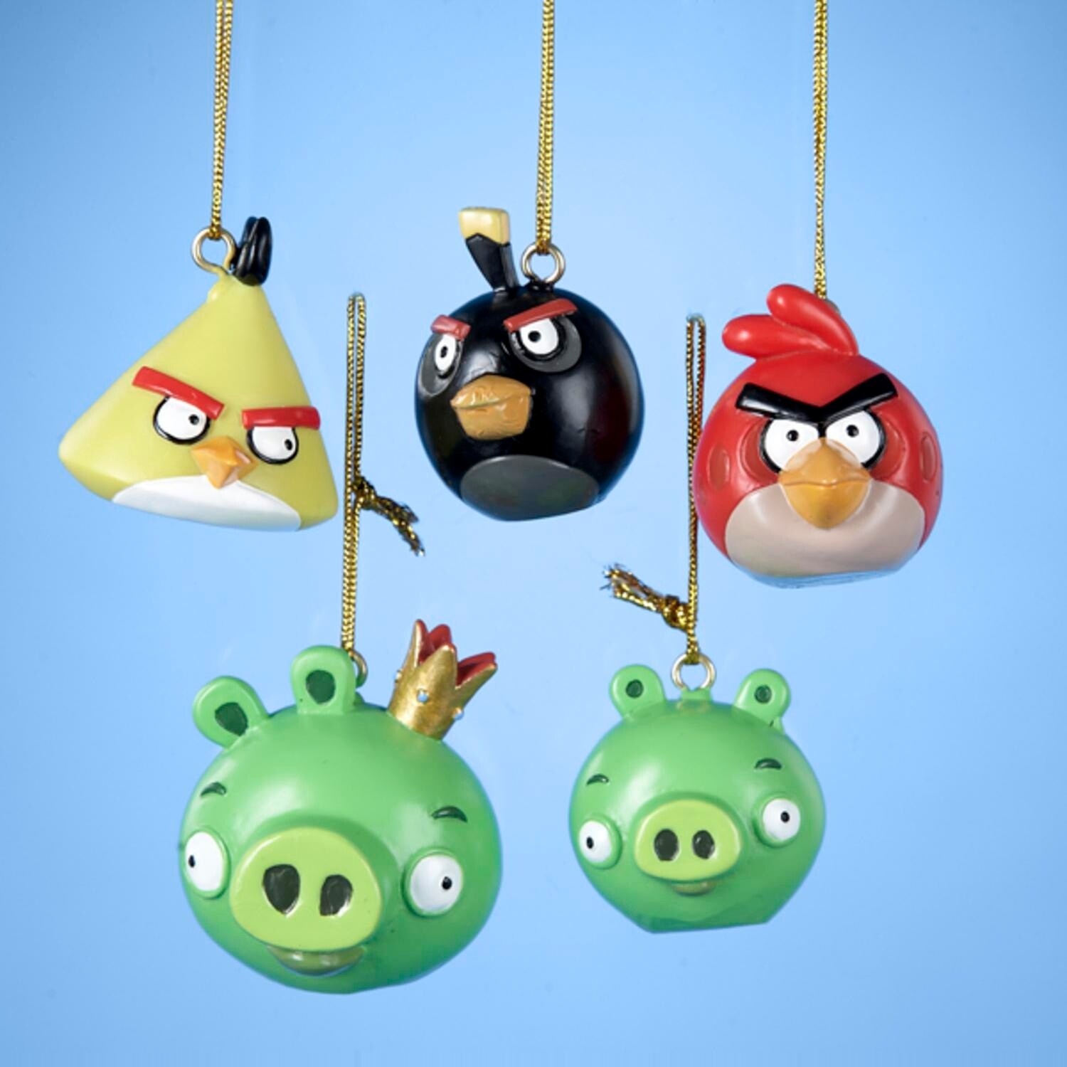 Shop Club Pack Of 30 Angry Birds Mini Christmas Ornaments 1 75