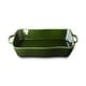 preview thumbnail 1 of 3, Certified International Verde Large Rectangular Baker 16" x 10.25" x 3" - 16.00"W x 10.25"D x 3.00"H