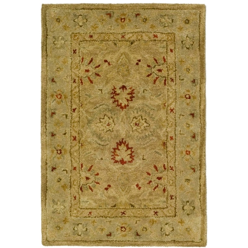 SAFAVIEH Handmade Antiquity Maysoun Traditional Oriental Wool Area Rug - 2' x 3' - Brown/Beige