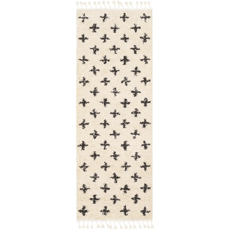 Livabliss Berber Shag Moroccan Tribal Area Rug