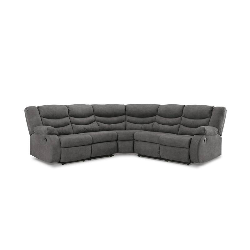 Signature Design by Ashley Partymate 2-Piece Reclining Sectional - 99"W x 99"D x 40"H
