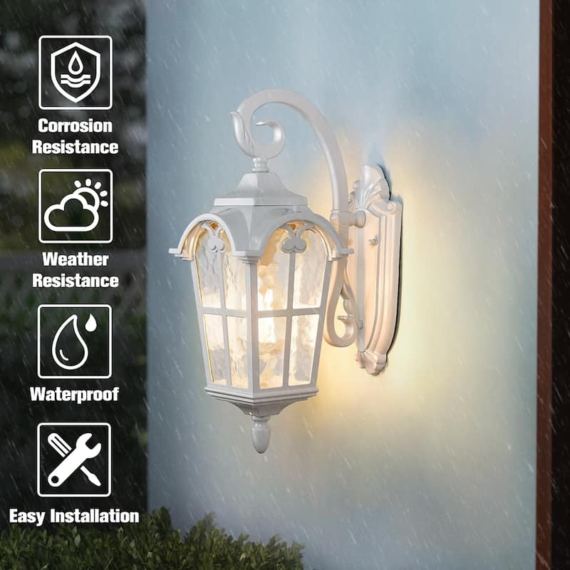 Outdoor Wall Sconce, Empire Wall Light - 9" x 13.1" x 24.9"