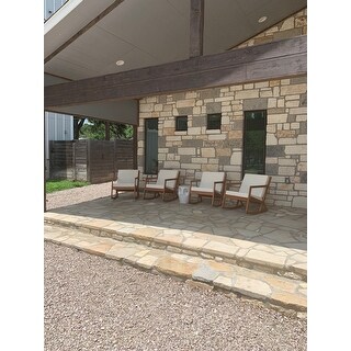 Safavieh Outdoor Living Vernon Brown/ Beige Rocking Chair