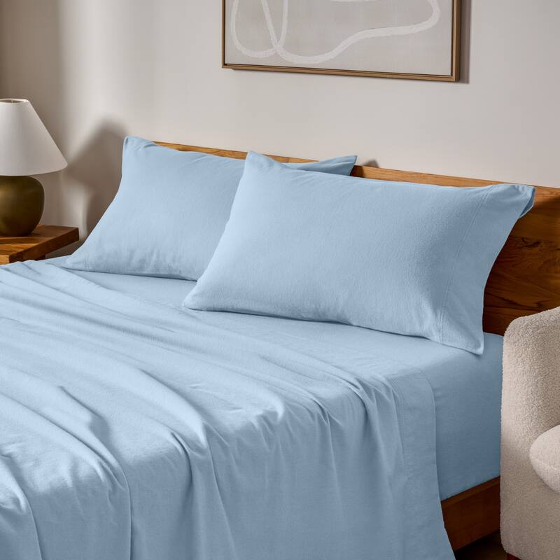 Bare Home Cotton Flannel Pillowcases (Set of 2)