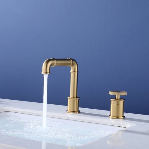 Two Hole Single Handle Bathroom Basin Faucet