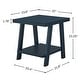 preview thumbnail 7 of 13, Roundhill Furniture Athens Contemporary Wood Shelf End Table