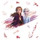 preview thumbnail 1 of 2, Purple & Orange & Red Frozen II Elsa & Anna Giant Wall Decals by RoomMates