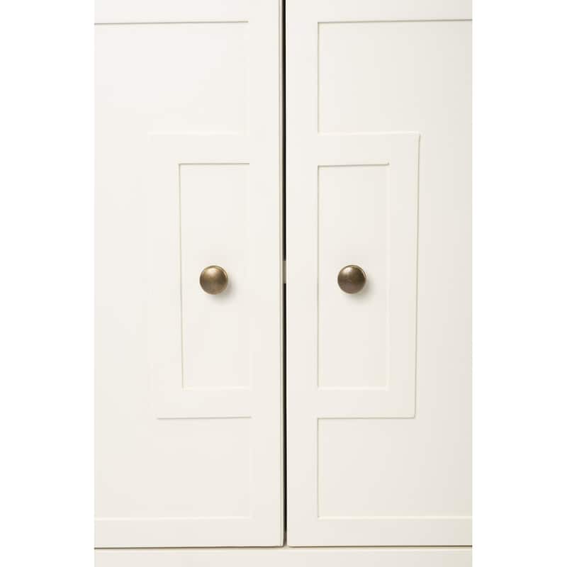 HomeRoots Imperial White Console Cabinet - 31' X '30' X '14