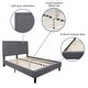 preview thumbnail 28 of 120, Tufted Platform Bed with 10in. Pocket Spring Mattress