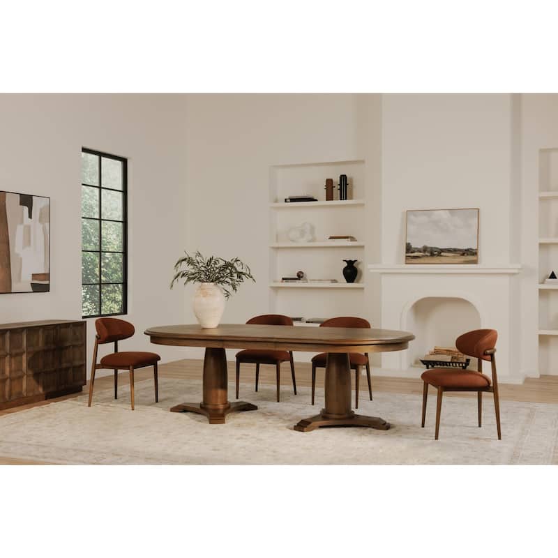 NADAAL STUDIOS Aldric, Dining Chair With Performance Fabric Upholstery