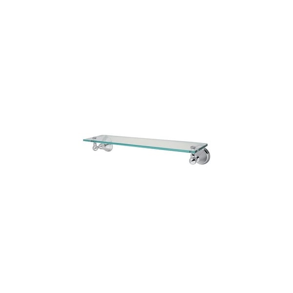 Elements Of Design EBA2979C Wall Mounted Glass Shelf from the Classique Collection - Chrome