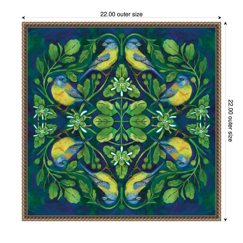 Kate and Laurel Cometocinos by Lucia Gianello Framed Canvas Wall Art Print