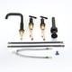 preview thumbnail 13 of 26, 3 Holes Bathroom Sink Faucet With Drain Assembly 8 Inch Widespread Bathroom Faucets 2 Handle Modern Lavatory Basin Vanity Taps