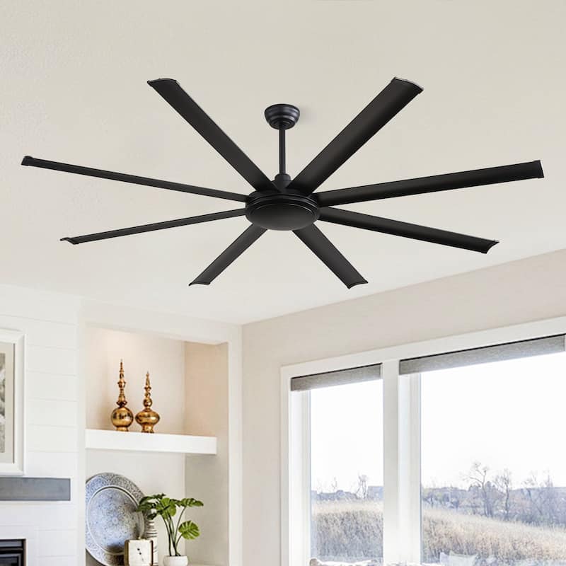 MLiAN 80" 8- Aluminum Blades DC indoor Ceiling Fan with Remote - 80