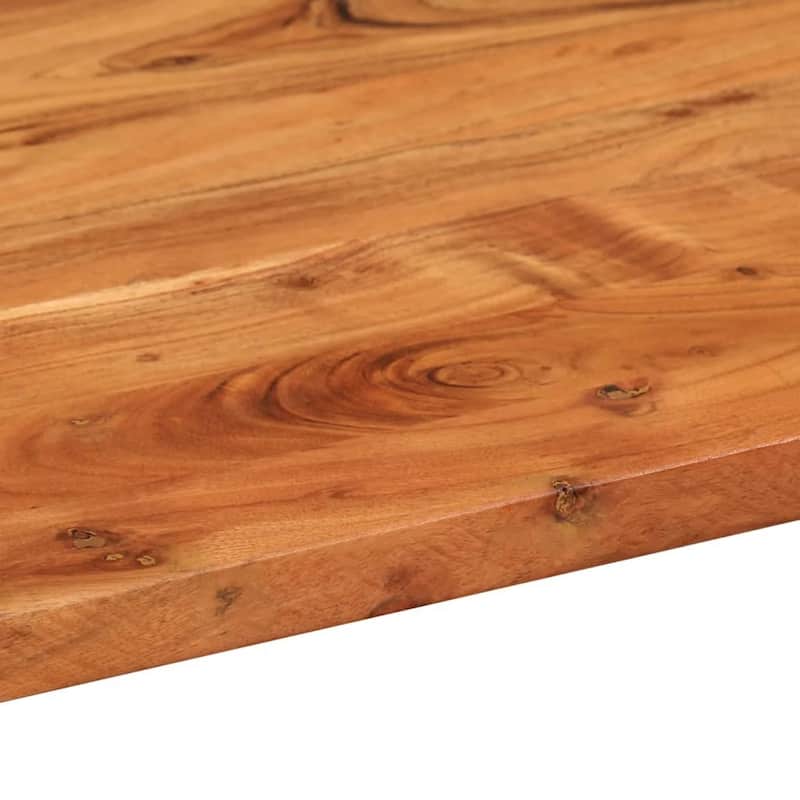 vidaXL Table Top Replacement Coffee Dining Room Furniture Oval Solid Wood