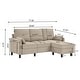 preview thumbnail 4 of 49, 77.36" L Shaped Sectional Sofa with Side Storage Pocket and Reversible Ottoman