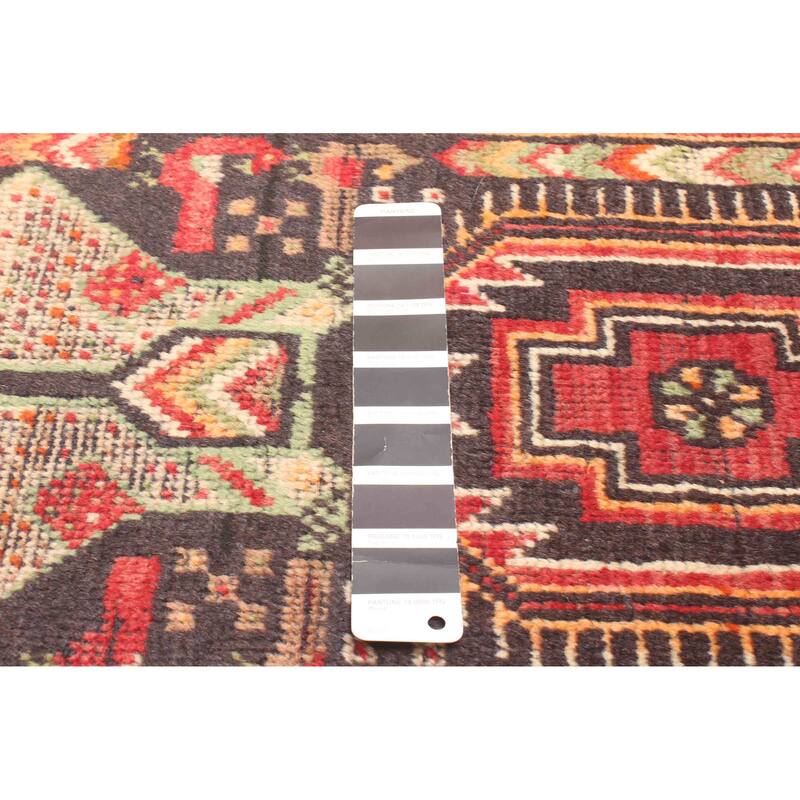 ECARPETGALLERY Hand-knotted Baluch Black Wool Rug - 2'0 x 6'7