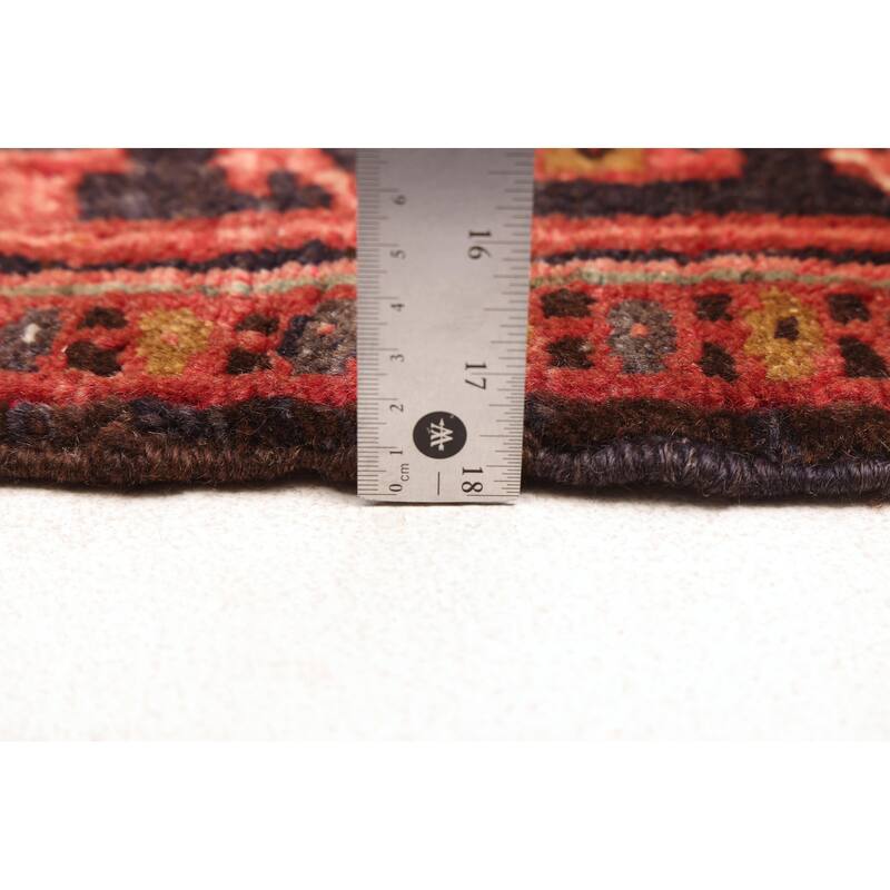 ECARPETGALLERY Hand-knotted Sarabi Dark Red Wool Rug - 8'2 x 11'9