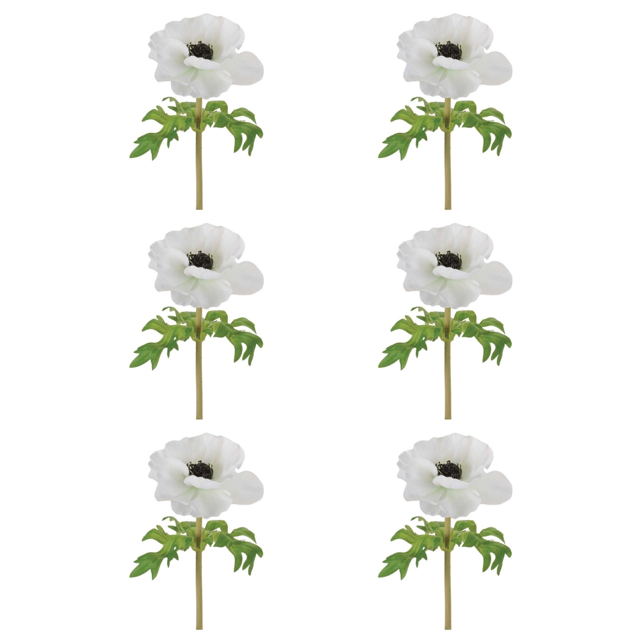 Anemone Floral Stem (Set of 6) - Bed Bath & Beyond - 44090269