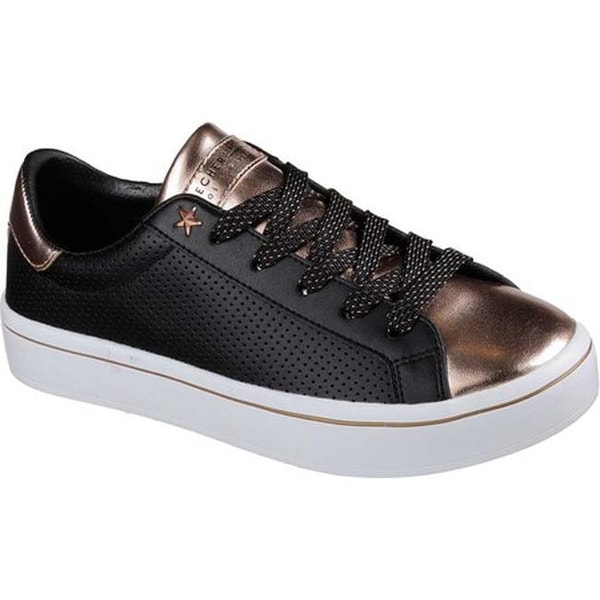 skechers black and gold sneakers