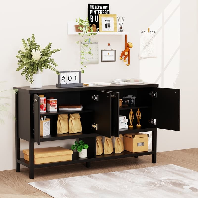 Morden Cabinet with Display for Kitchen and Living Room
