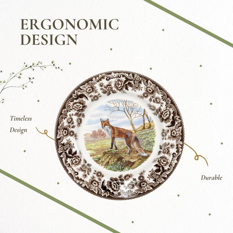 Spode Woodland Salad Plate Assorted Animals