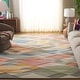 preview thumbnail 6 of 23, SAFAVIEH Handmade Rodeo Drive Hyrije Mid-Century Modern Wool Rug 10' x 14' - Grey/Blush - Rectangle