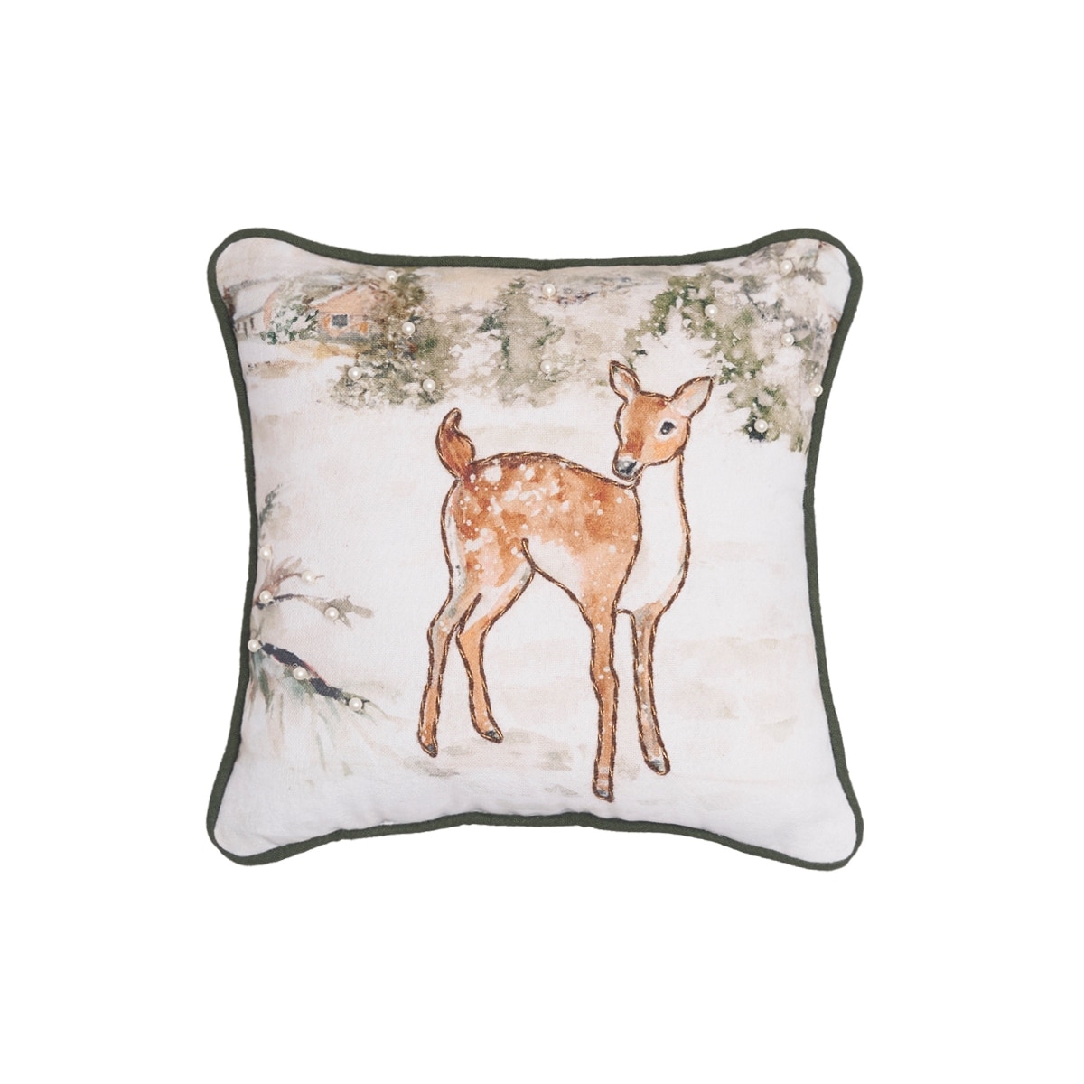 Woodland Deer Pillow
