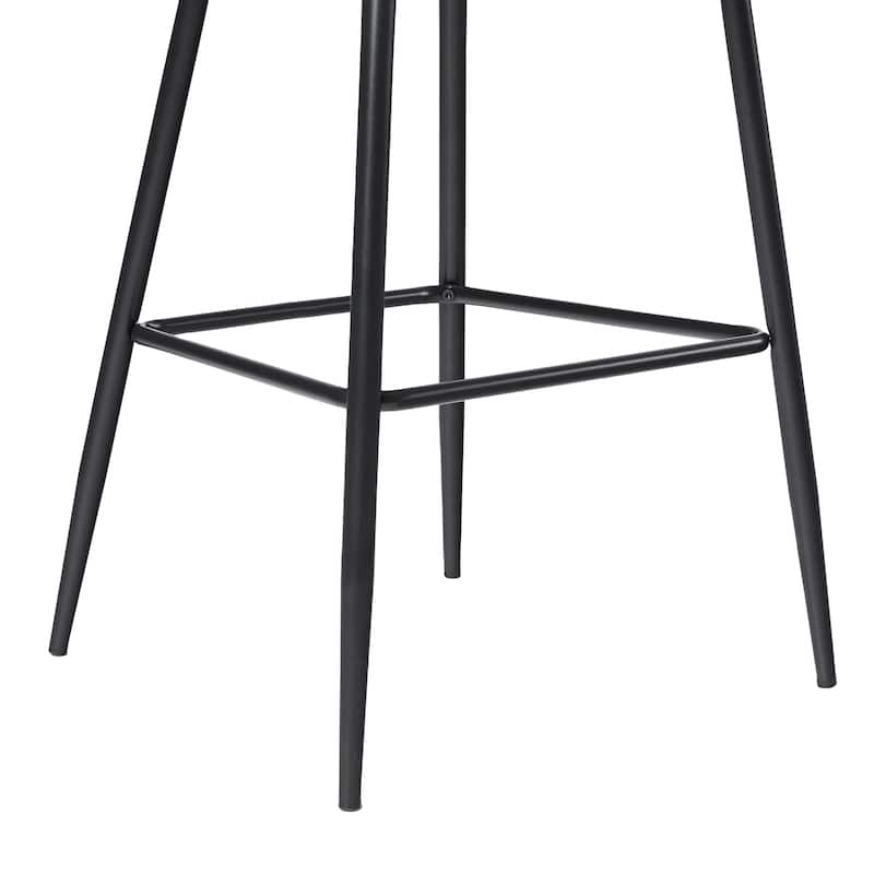 Middlebrook Designs Contemporary Curved-Back Fabric Barstools (Set of 2)