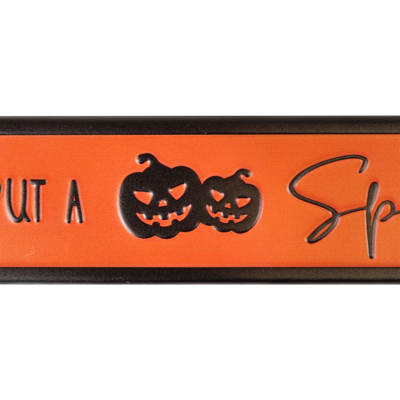 "I Put a Spell on You" Metal Halloween Wall Sign - 20"