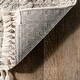 preview thumbnail 4 of 7, Nuloom Dazi Moroccan Diamond High/Low Tasseled Area Rug