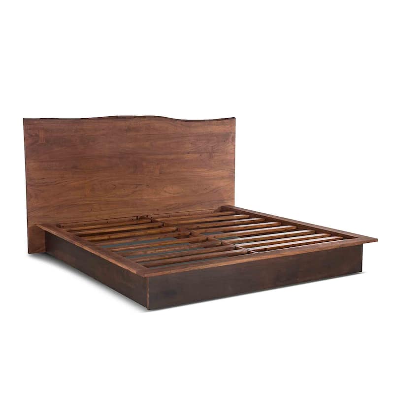 Palermo Acacia Wood Live Edge Bed