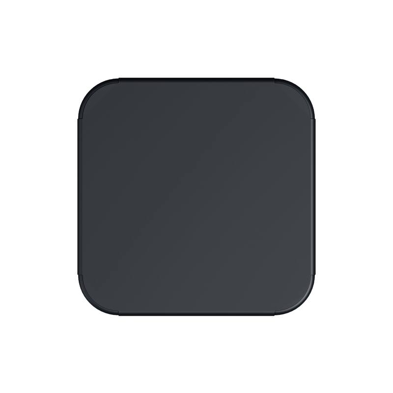 Haley Square Steel Table 24" Black