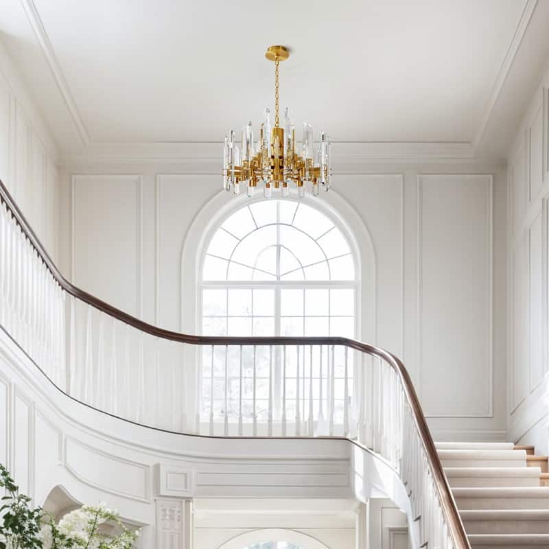 KAYLA 54in Modern Luxury Crystal Chandelier Lighting - LED Ceiling Light Fixture