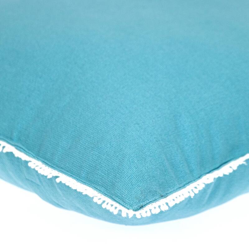 Solid Square Throw Pillow - 16" - Blue