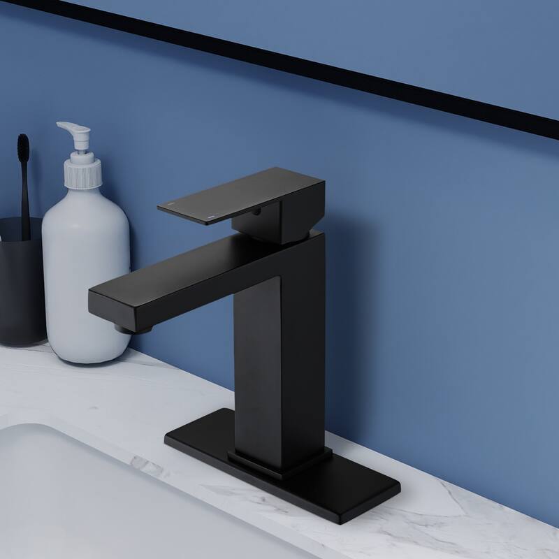 Topcraft Single Handle Bathroom Faucet with Pop-Up Drainer