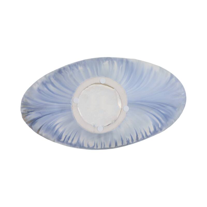 Ceramic Decorative Bowl with Sculptural Design and Glazed Finish