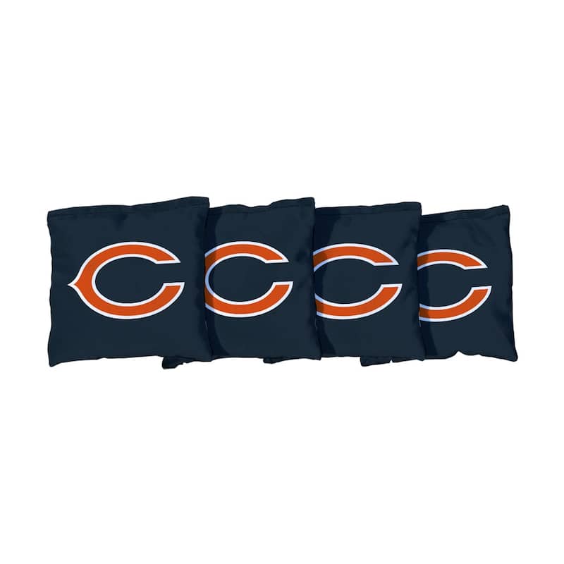Chicago Bears NFL Football Blue Cornhole Bags - All-Weather Resin Filled