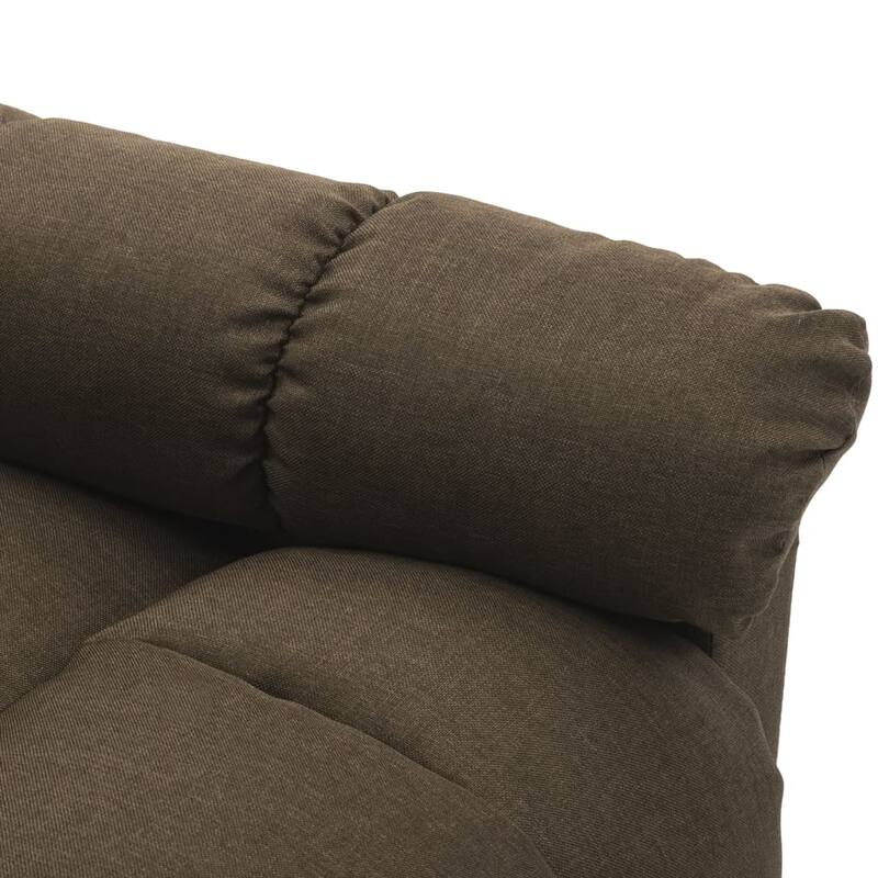 vidaXL Recliner Chair Leisure Cozy Recliner for Home Theater Cinema Fabric - 29.1" x 38.9" x 40.1"