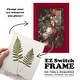 preview thumbnail 3 of 138, Nature Printed Ferns IX -Framed Print w/glass-Cherry Red