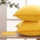 preview thumbnail 18 of 89, Deconovo Velvet Pom-poms Throw Pillow Covers 2 PCS(Cover Only)
