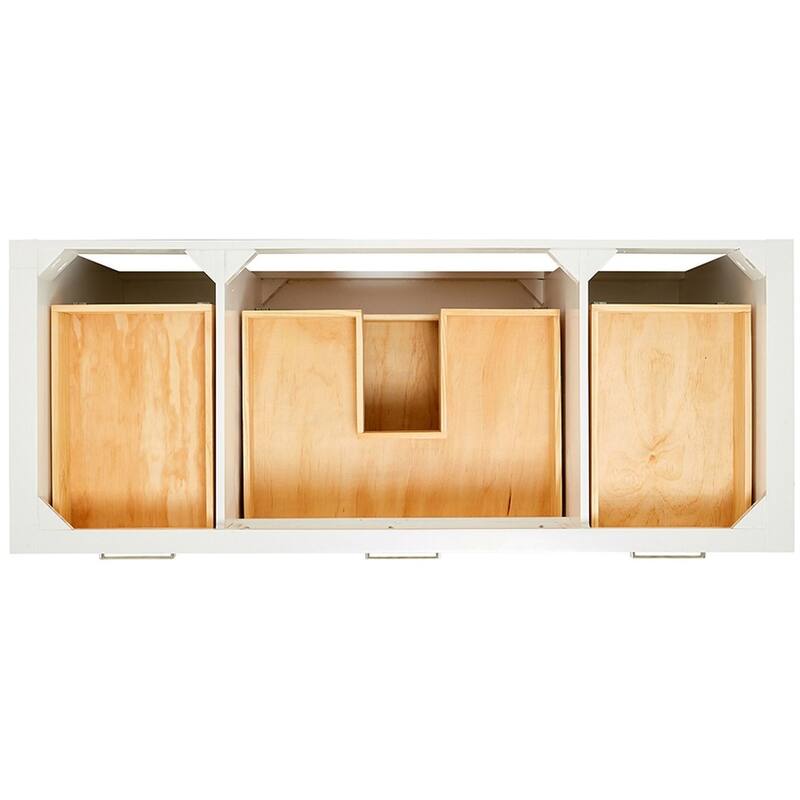 Ariel H055SWQRVO Bristol 55" Free Standing Single Rectangular Basin