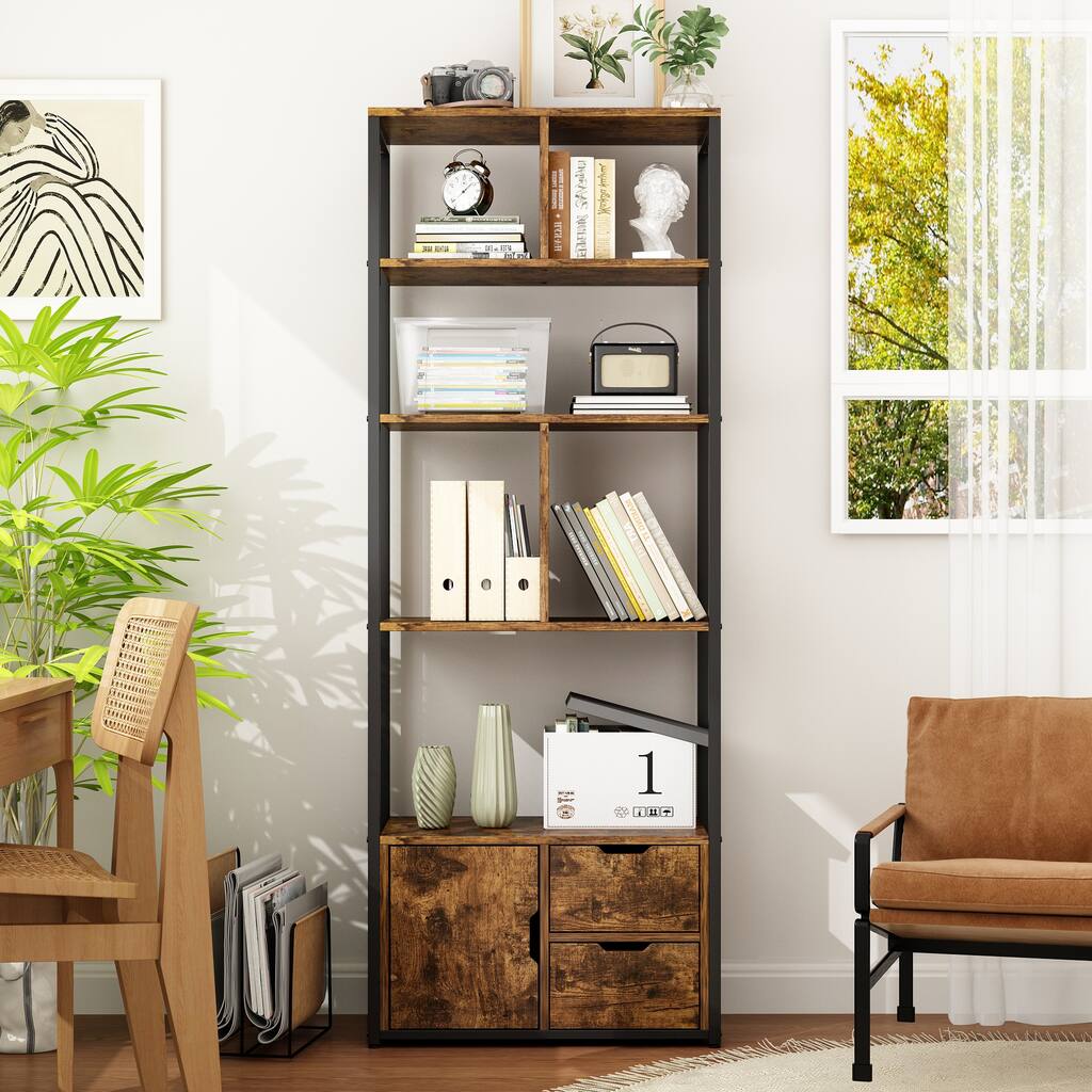 Multi-Purpose 4-Layer Shelf - Drawers and Cabinet for Extra Storage