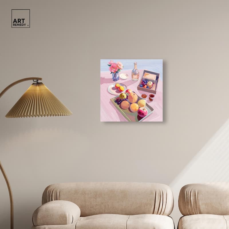 Fresh Fruits Canvas by Art Remedy, Gallery Wrapped