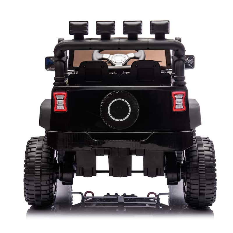 24V Kids Ride On Car W/Parents Remote ControlAdjustable speedLarge display screen,Safety Belt for Kids Aged 3+