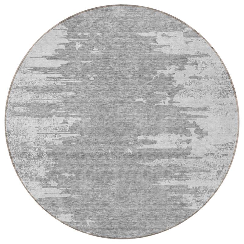 HomeRoots Abstract Transitional Rectangle Outdoor Rug