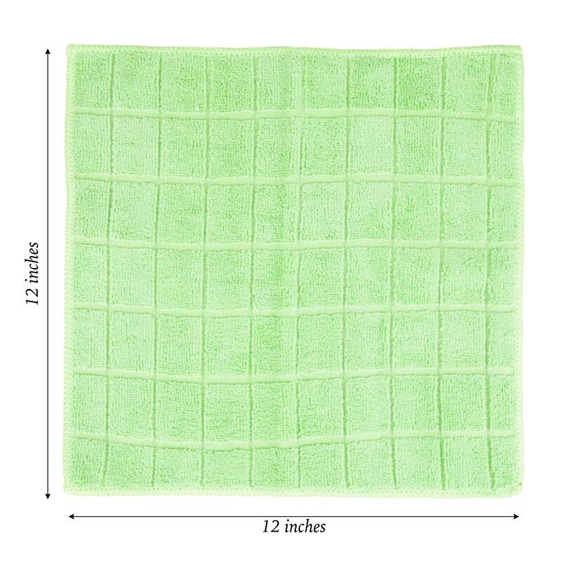 The Sloppy Chef Mesh Backed 12-Piece Dishcloths - 12x12